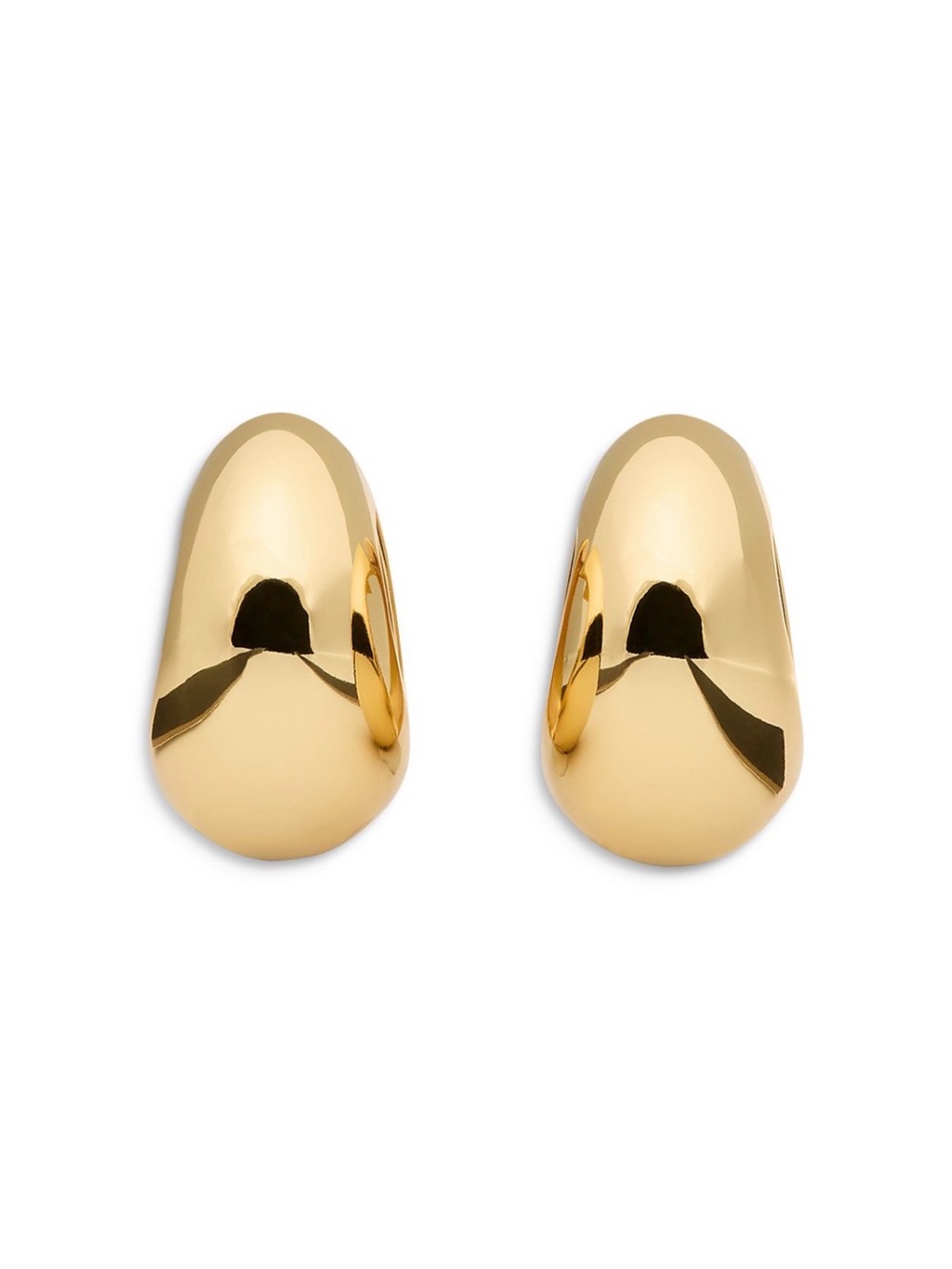 KATE SPADE Polished Statement Medium Hoop Earrings